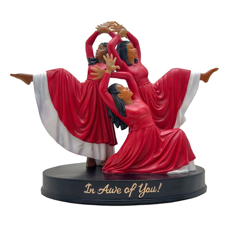 In Awe of You: African American Praise Dancer Figurine (Diva Edition)