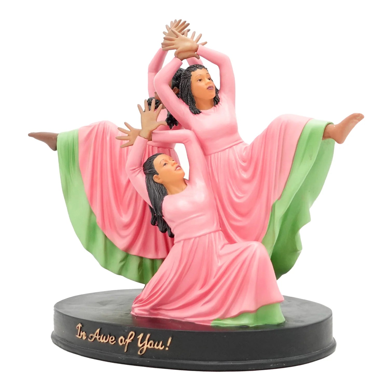 24 of 25: In Awe of You: African American Praise Dancer Figurine (Ivy Edition)