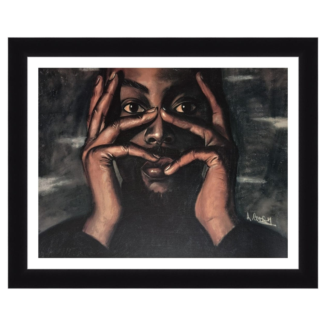 Intense Thoughts by Laurie Cooper (Black Frame)