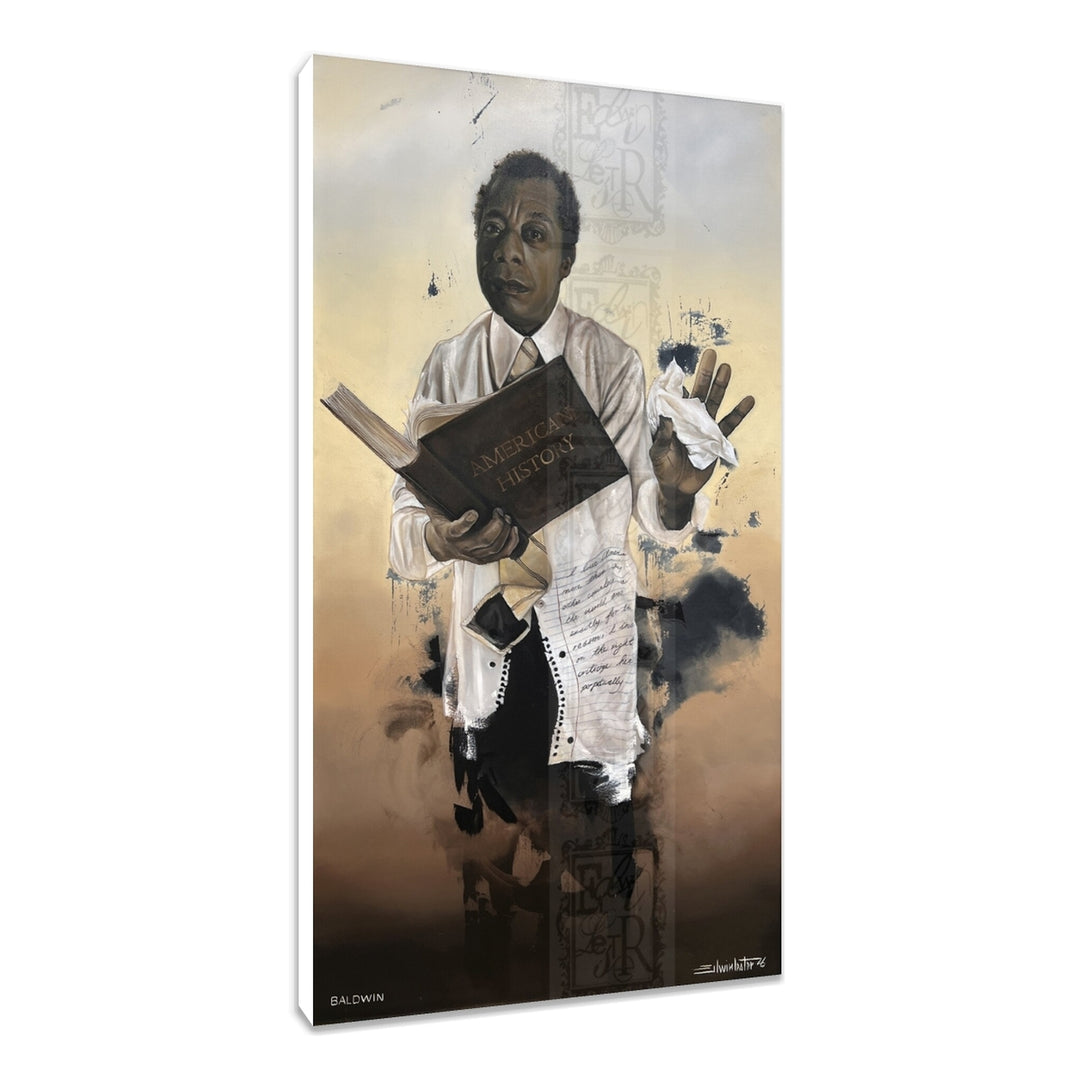 James Baldwin: Run Tell That by Edwin Lester (Stretched Canvas, Unframed)