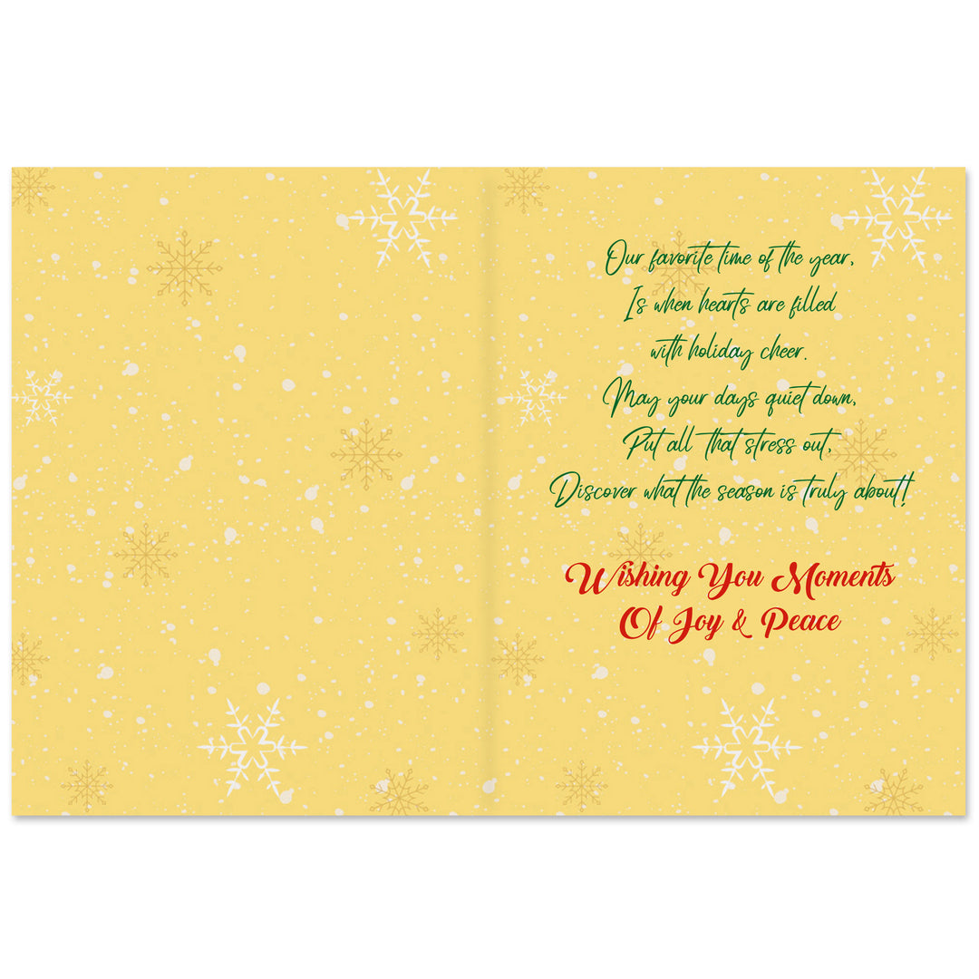 Joy and Peace: African American Christmas Card Box Set (Inside)
