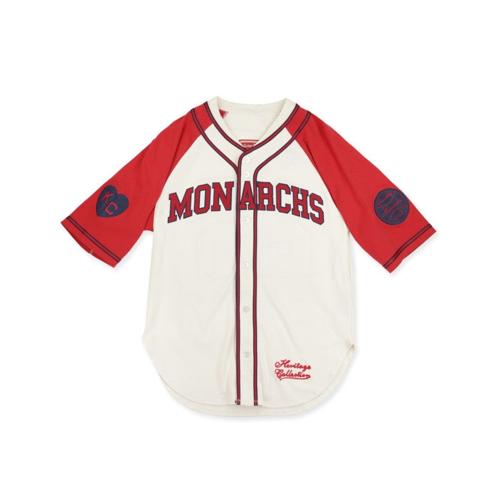 Satchel Paige: Kansas City Monarchs Negro League Baseball Hertiage Jersey (Front)