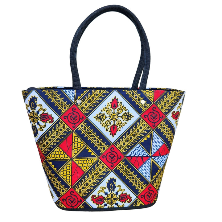 Kenise: Authentic African Malagasy Tote Bag