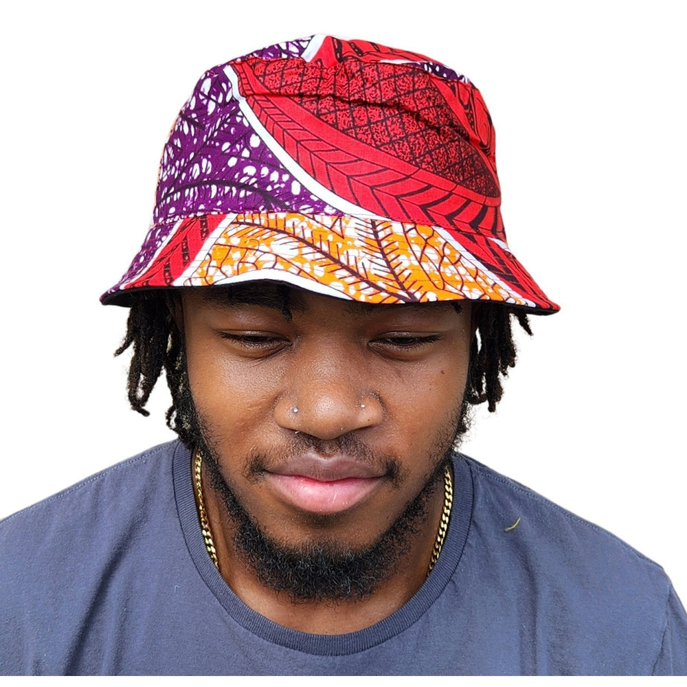 Kwami: Ankara/African Wax Print Bucket Hat