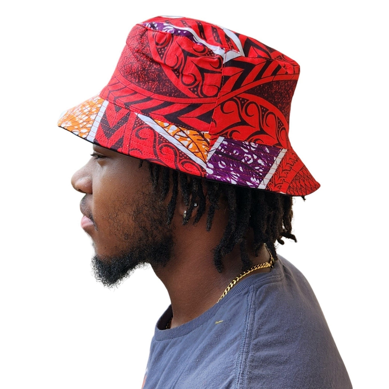 1 of 16: Kwami: Ankara/African Wax Print Bucket Hat