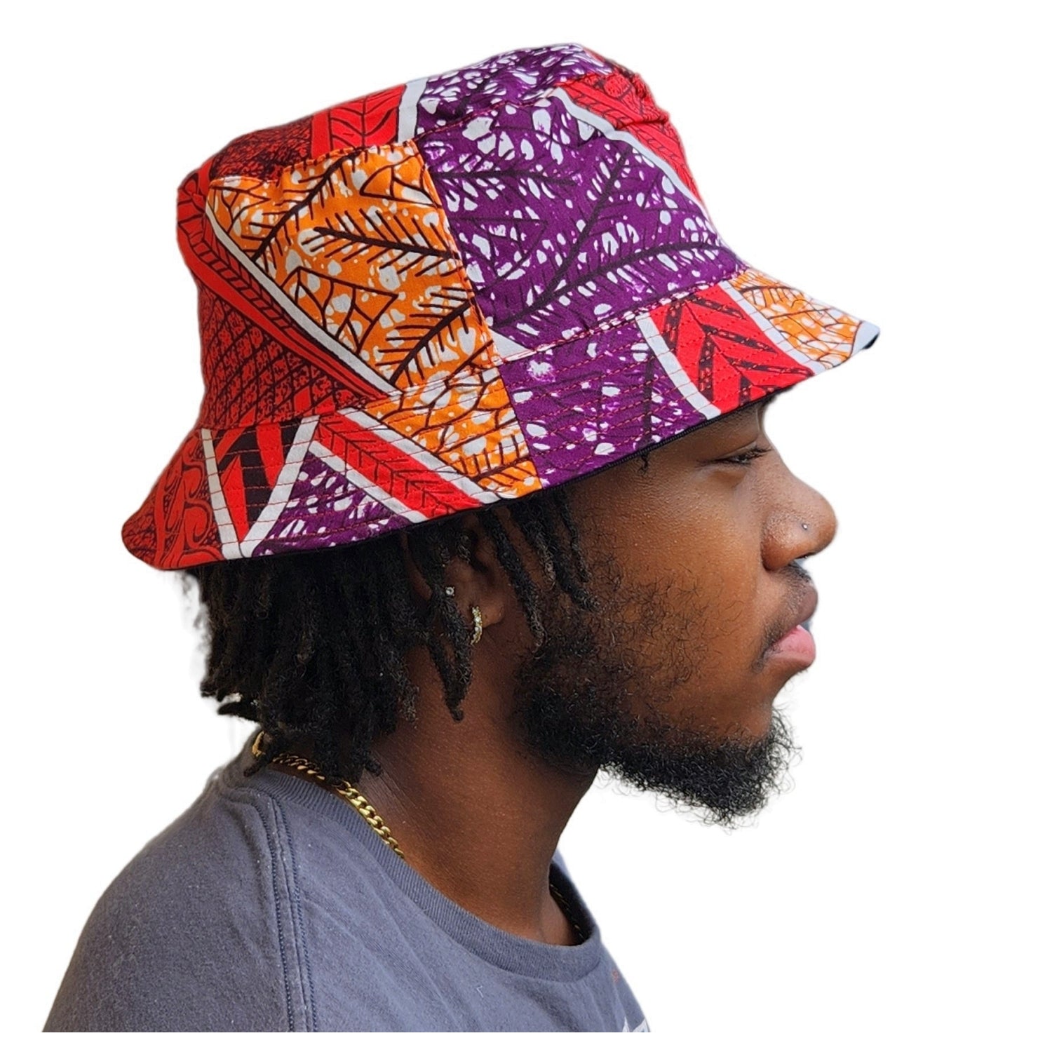 3 of 16: Kwami: Ankara/African Wax Print Bucket Hat