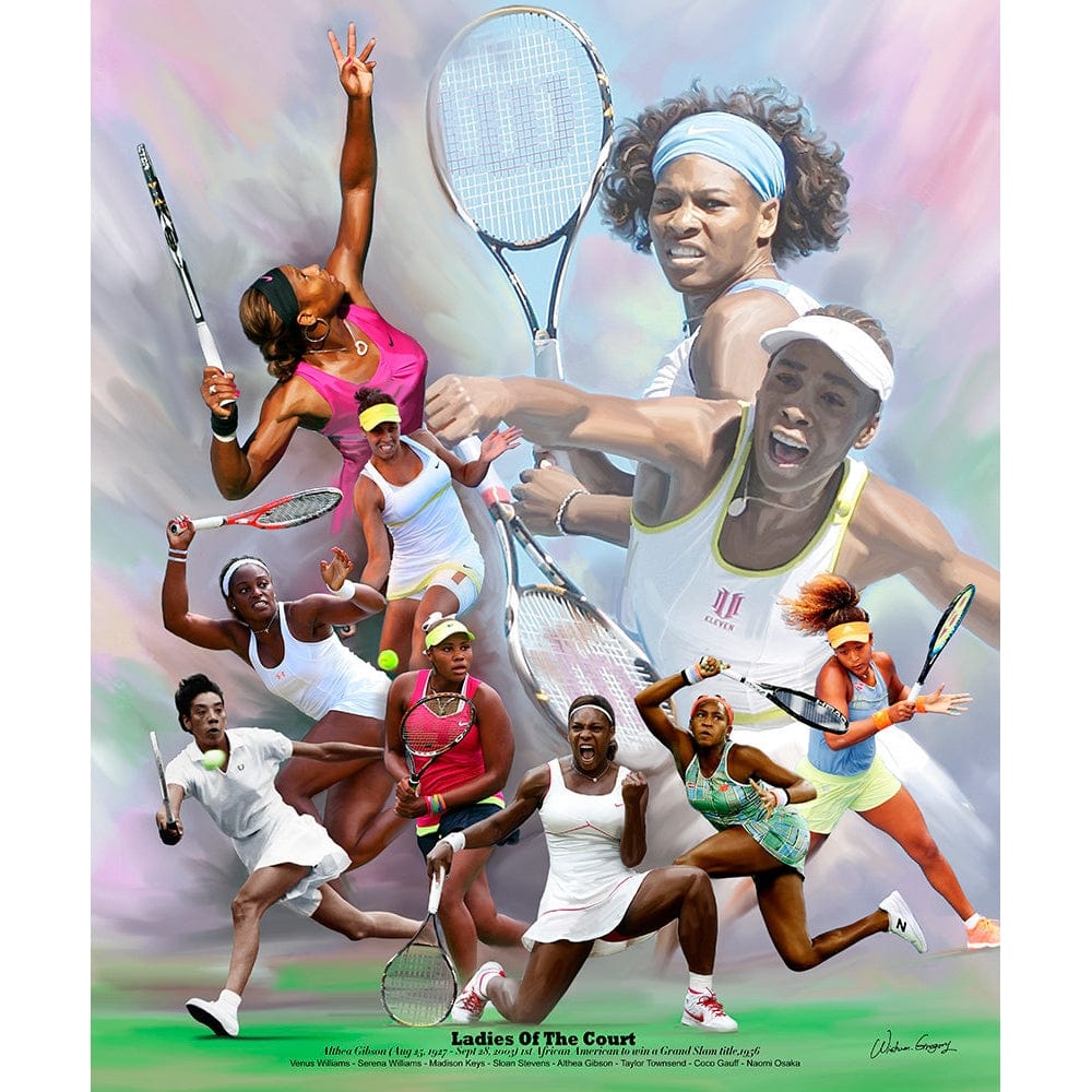Ladies of the Court: Great African American Female Tennis Players by Wishum Gregory