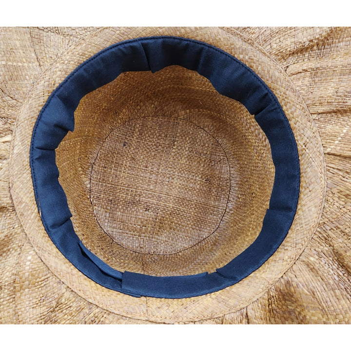 Ladonya: Authentic Hand Woven Multicolor Madagascar Big Brim Raffia Sun Hat