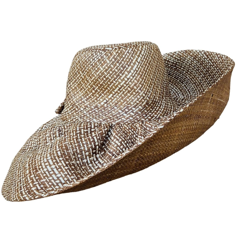 Ladonya: Hand Woven Multicolor Madagascar Big Brim Raffia  display picture 1