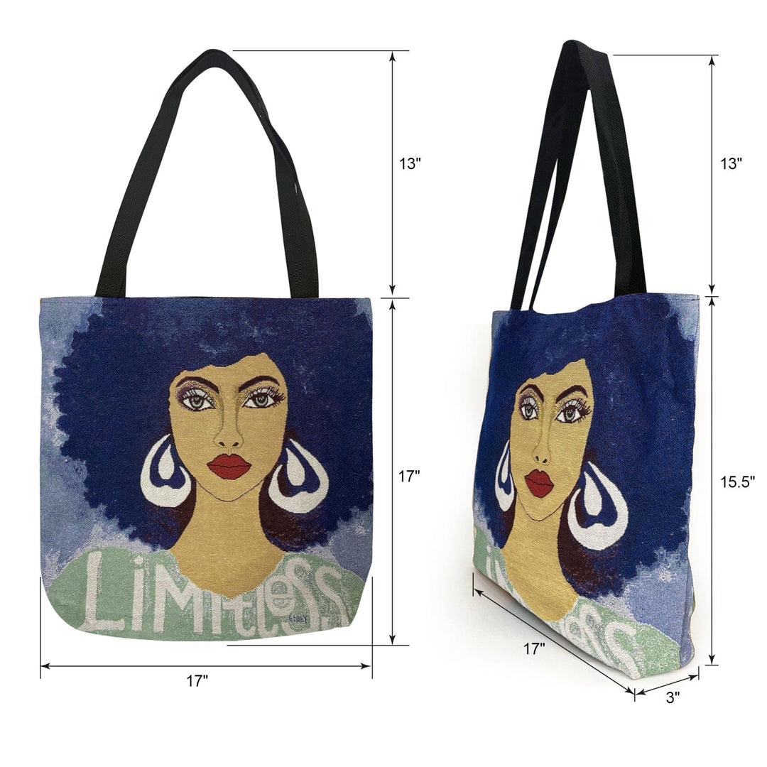 Limitless: African American Woven Tote Bag by GBaby (Infographic)