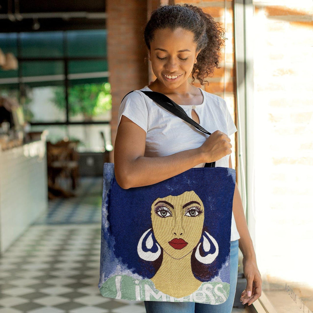 Limitless: African American Woven Tote Bag by GBaby (Lifestyle)