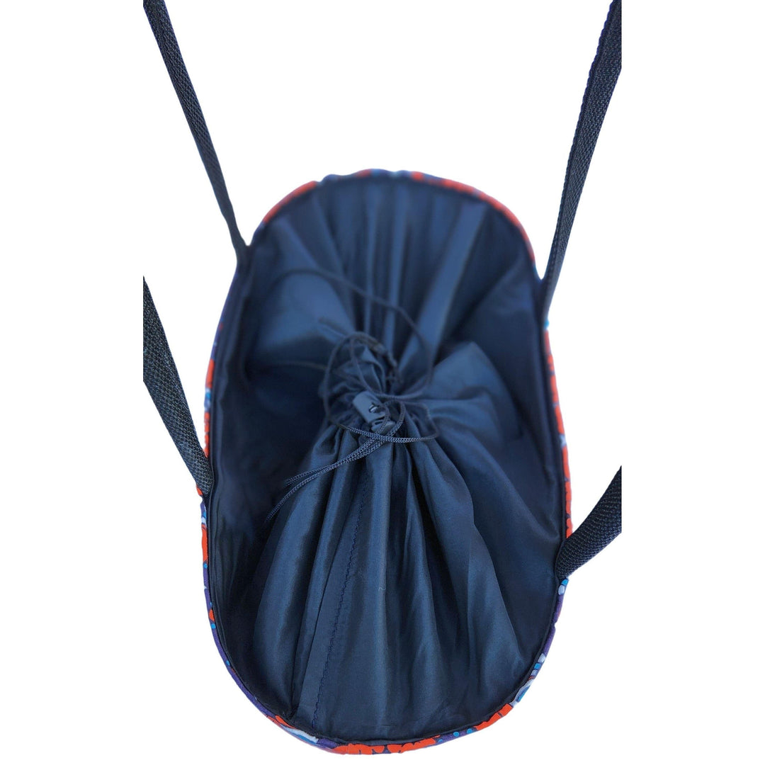 Amahle: Authentic African Malagasy Tote Bag (Drawstring Closure)