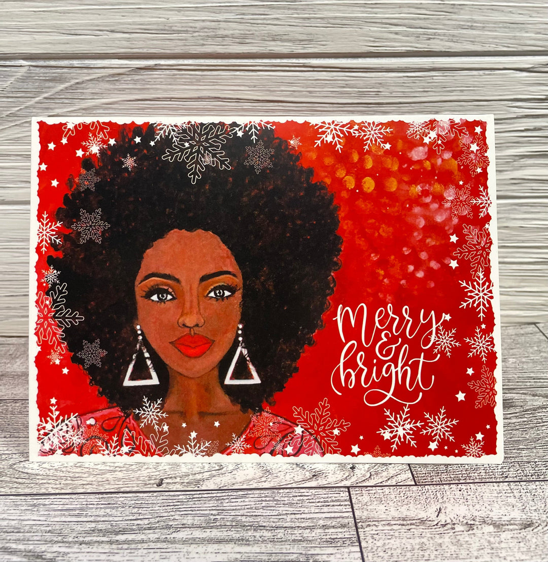 Merry and Bright by Sylvia "Gbaby" Cohen: Delta Sigma Theta Christmas Card Box Set