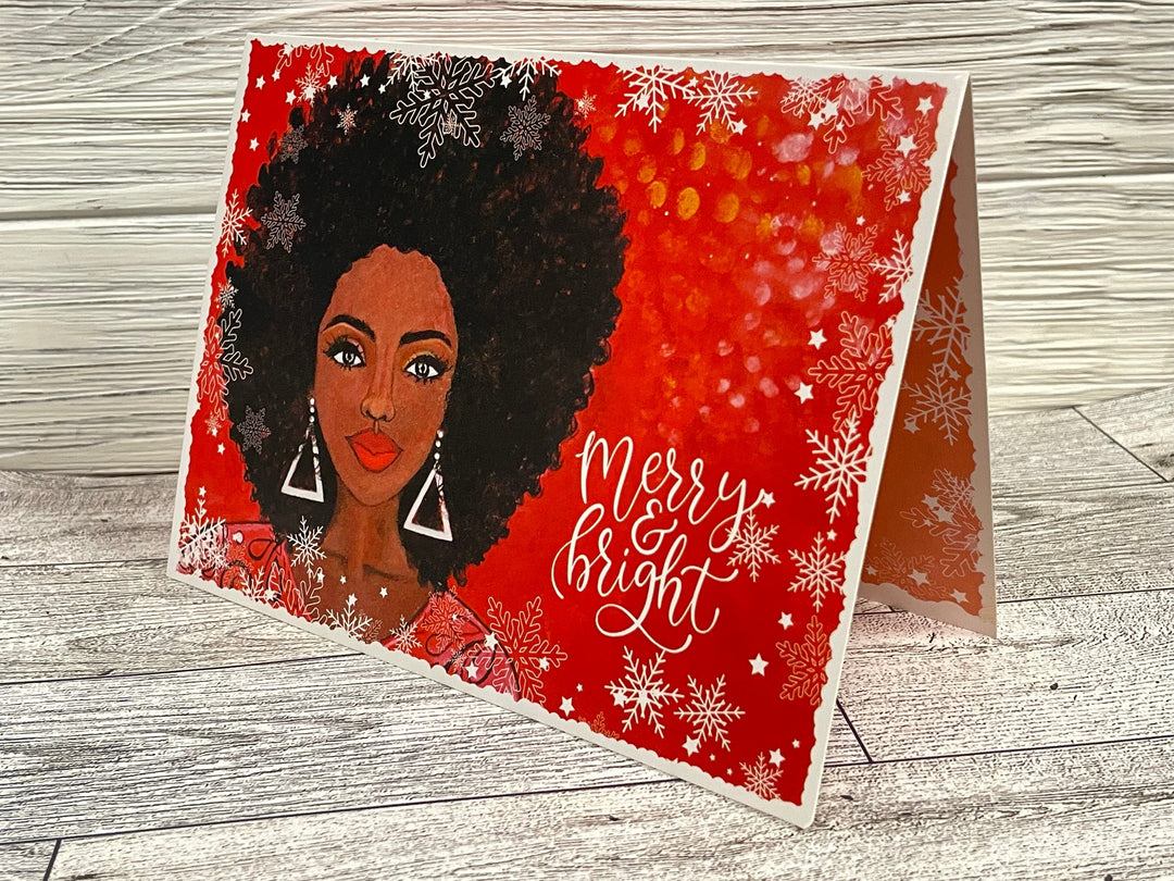 Merry and Bright by Sylvia "Gbaby" Cohen: Delta Sigma Theta Christmas Card Box Set