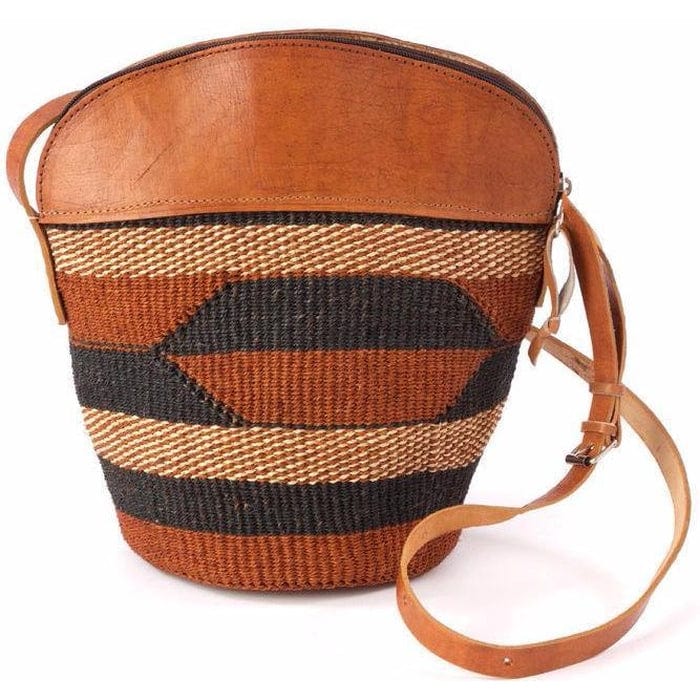 Nanyoka: Authentic Sisal and Leather Kenyan Kiondo