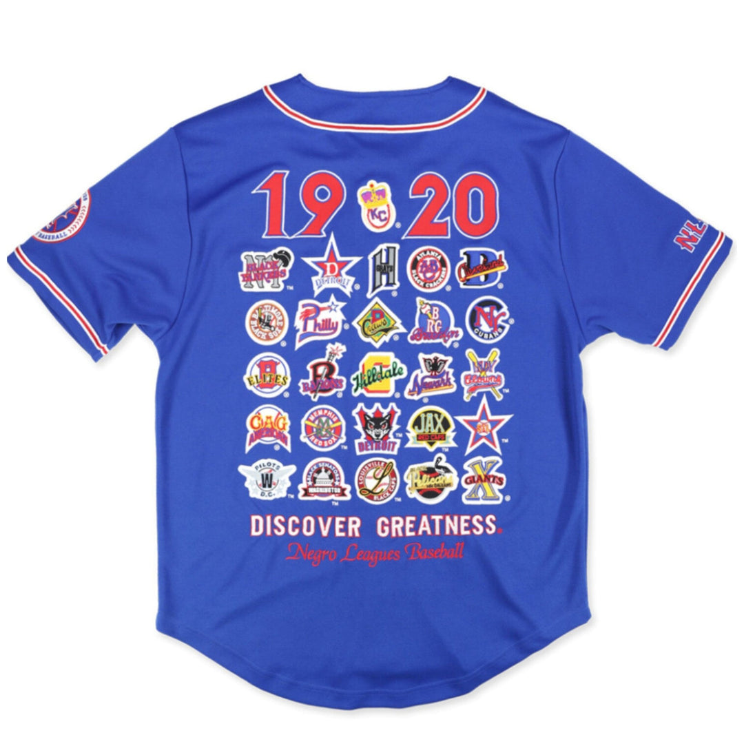 Negro Leagues Baseball Commemorative Embroidered Baseball Jersey