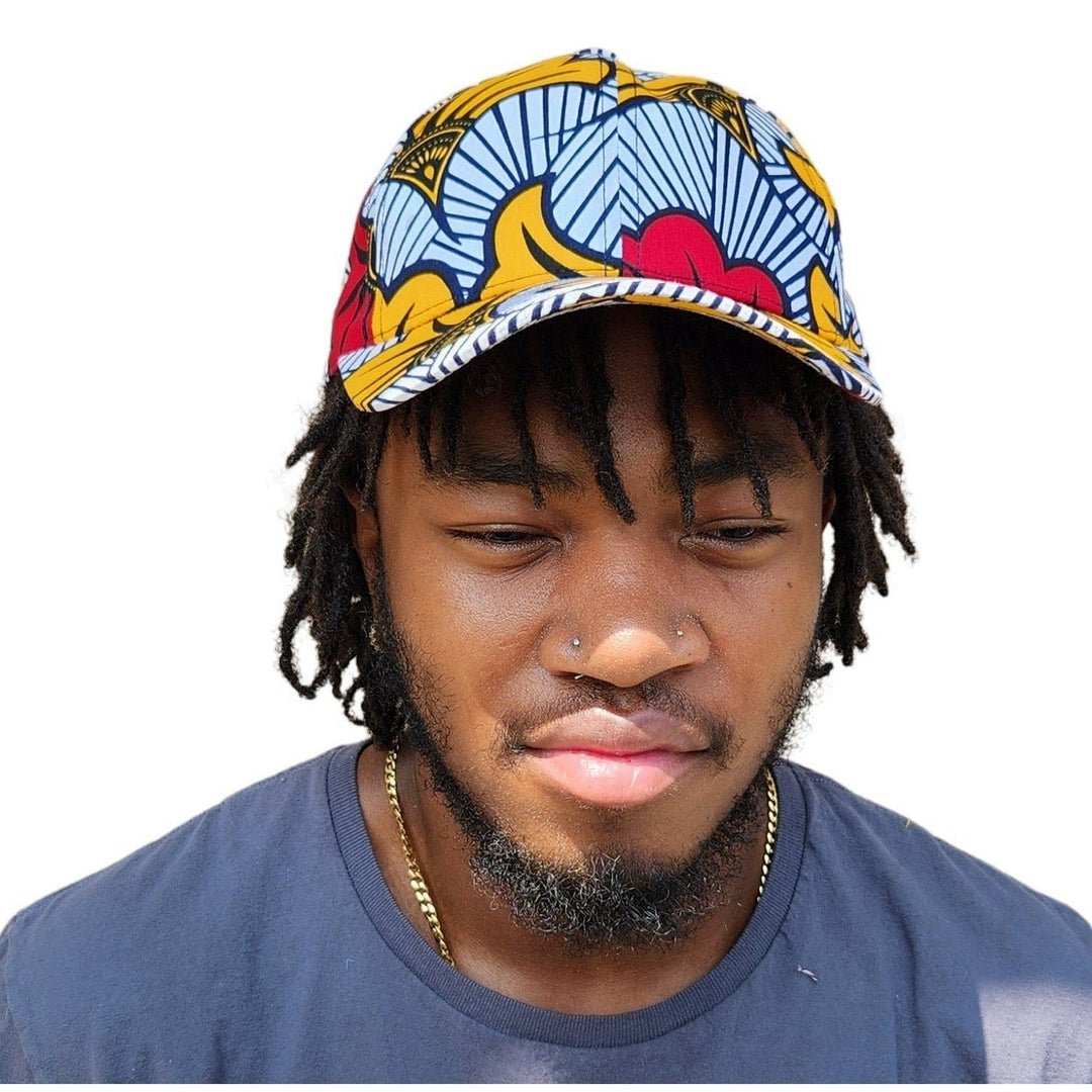 Ohene: Ankara/African Wax Print Unisex Snapback Baseball Cap