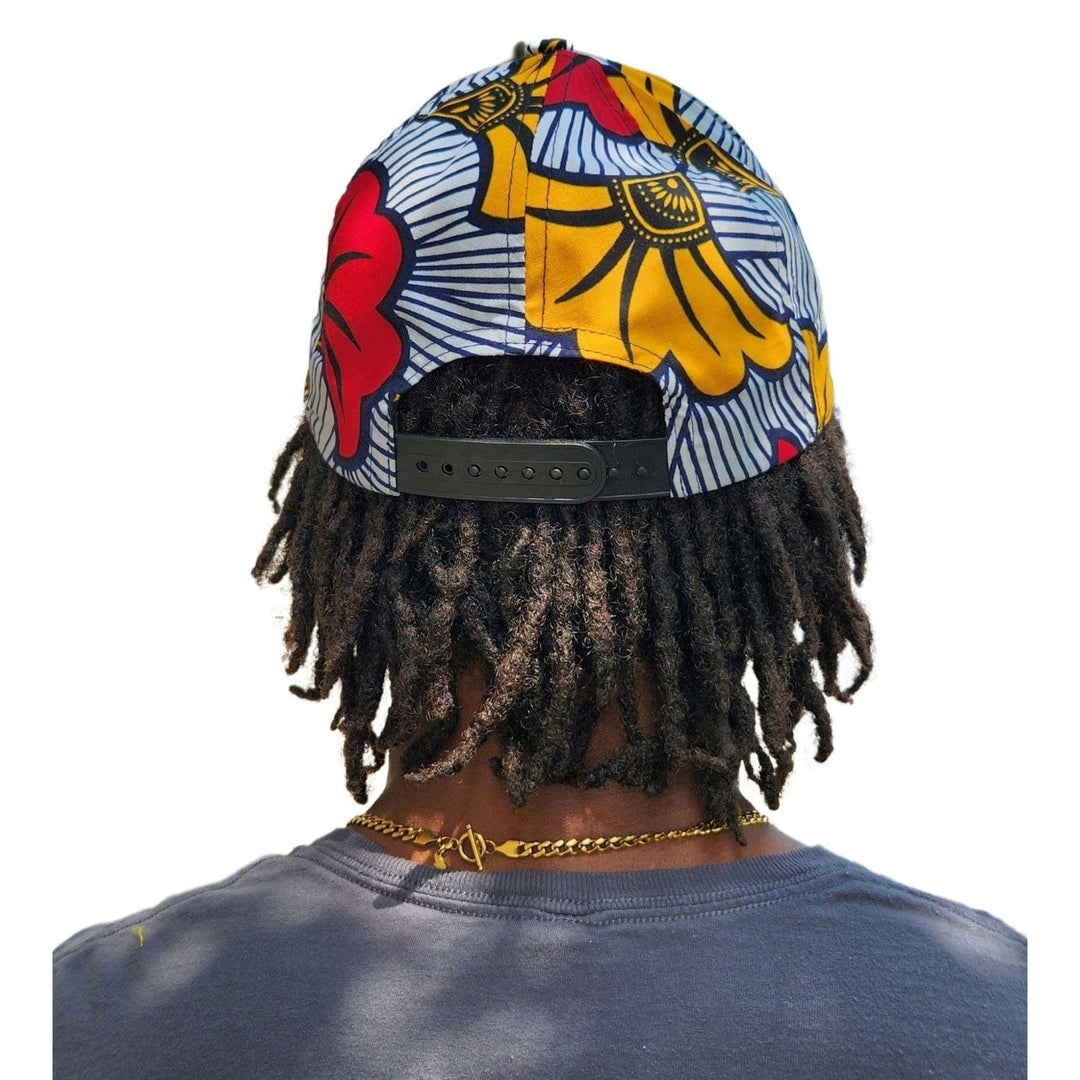 Ohene: Ankara/African Wax Print Unisex Snapback Baseball Cap