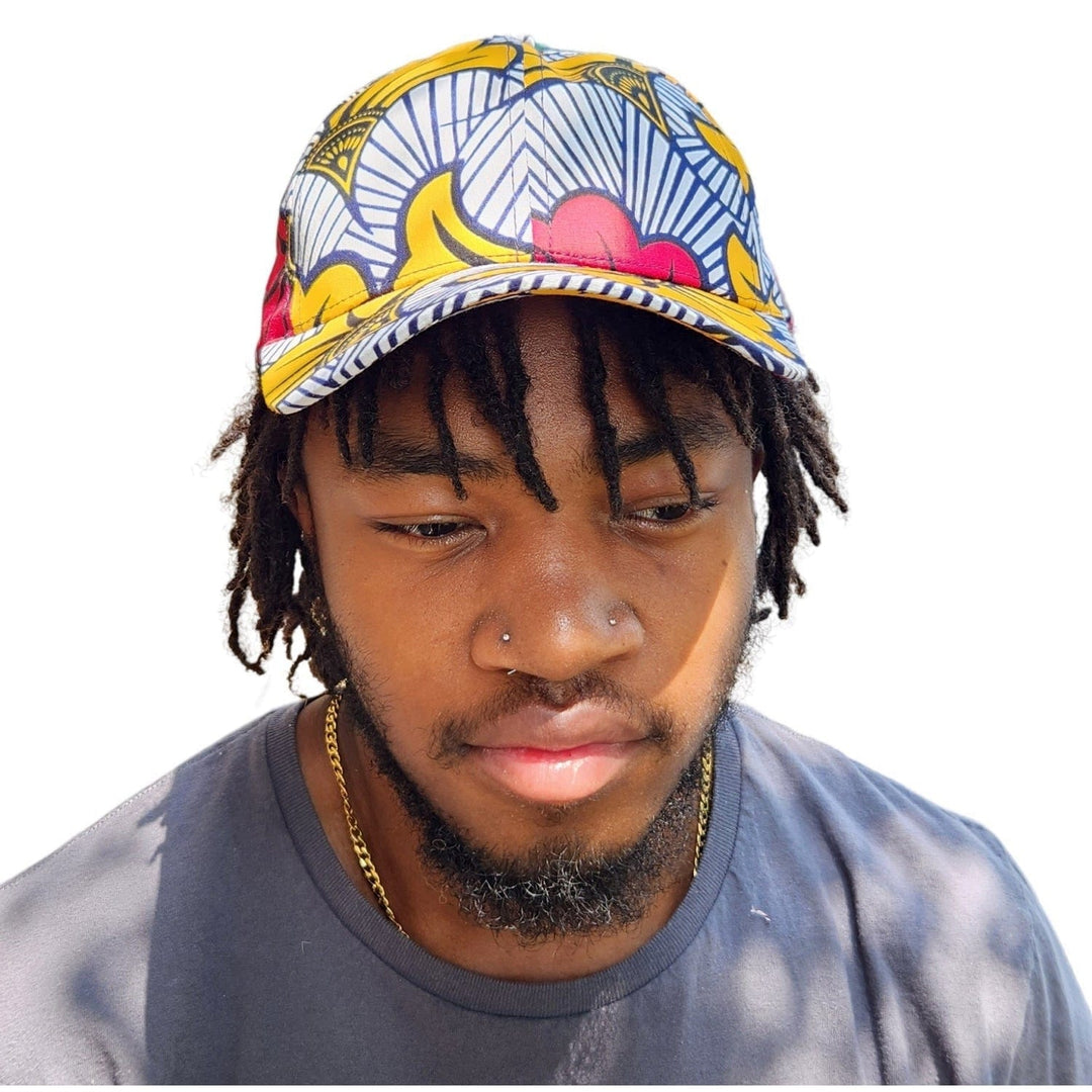 Ohene: Ankara/African Wax Print Unisex Snapback Baseball Cap