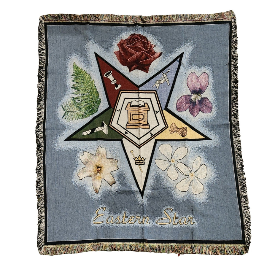Order of the Eastern Star Tapestry Throw Blanket II