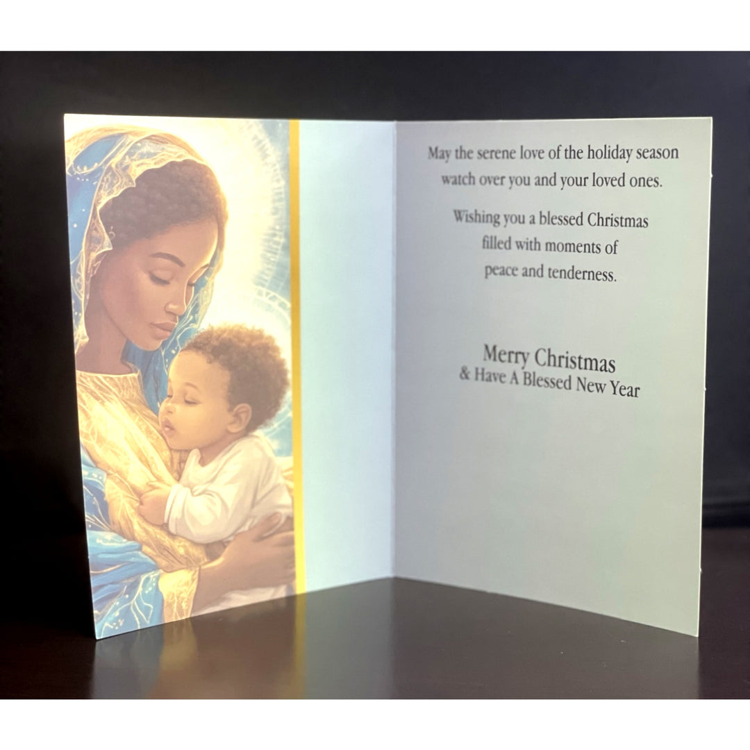 Madonna & Child (Peace & Tenderness): African American Christmas Card Box Set (Interior 2)