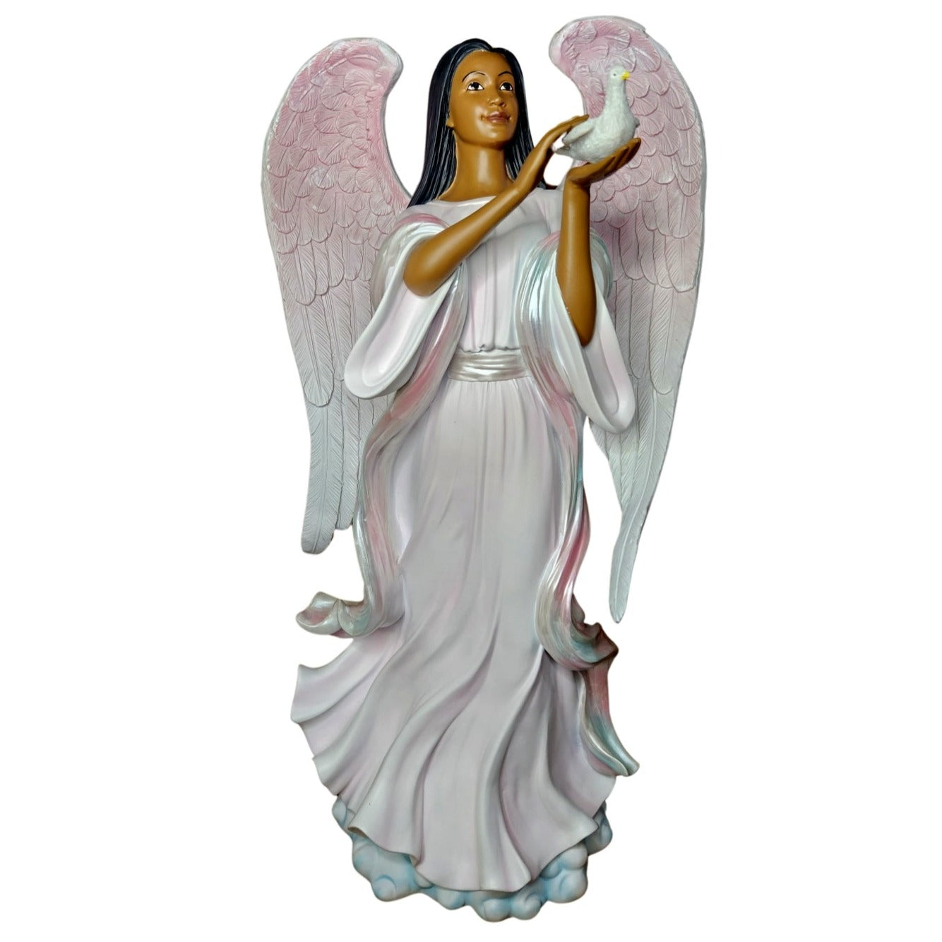 1 of 5: Peace on Earth: African American Angelic Figurine