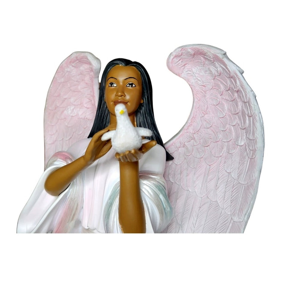 4 of 5: Peace on Earth: African American Angelic Figurine