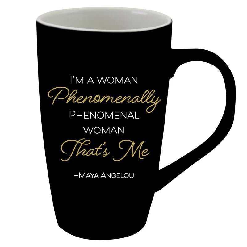 Phenomenal Woman (Maya Angelou) Ceramic Latte Mug