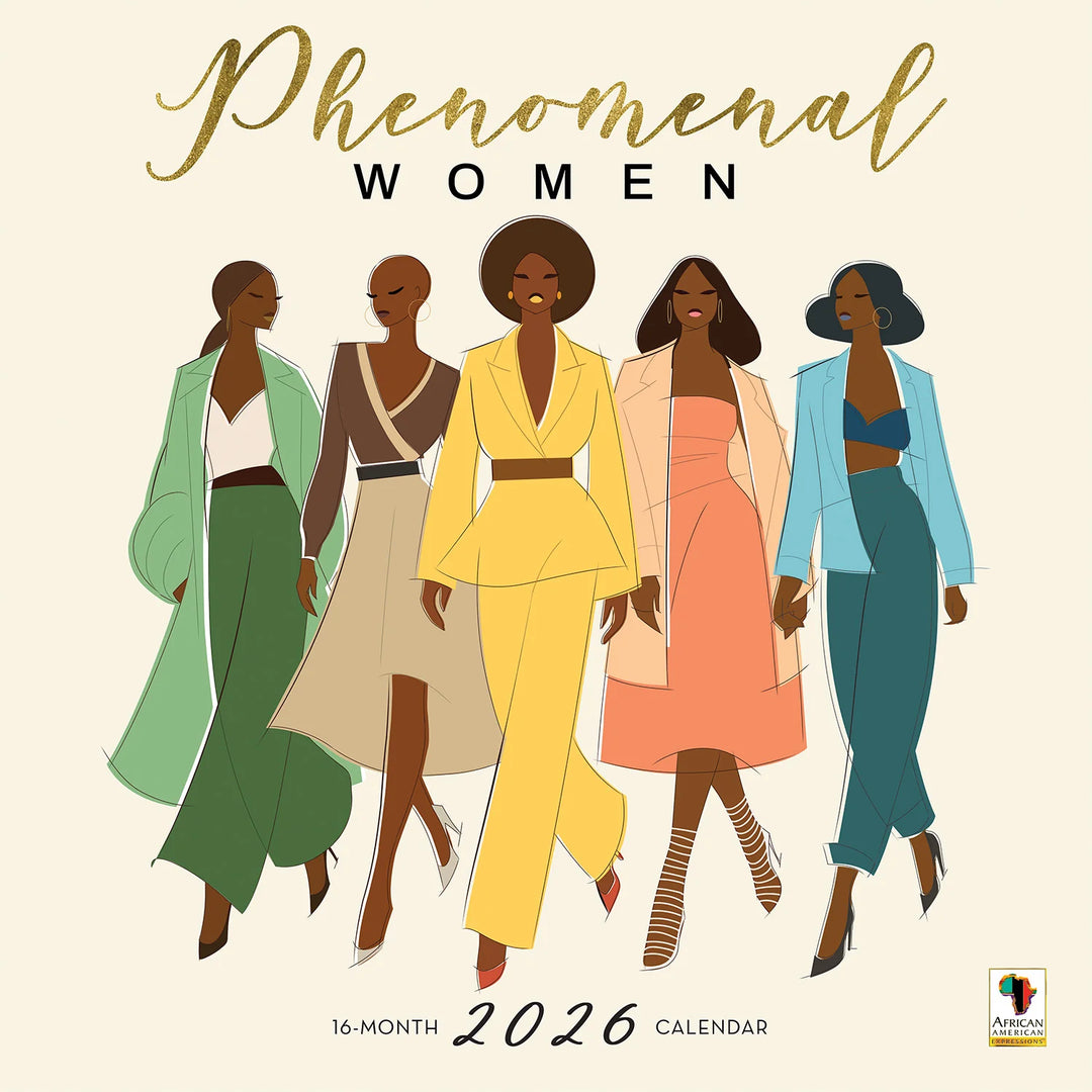 Phenomenal Women: The Art of Nicholle Kobi 2026 Wall Calendar (Main)
