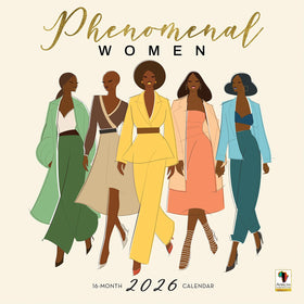 Phenomenal Women: The Art of Nicholle Kobi 2026 Wall Calendar (Main)