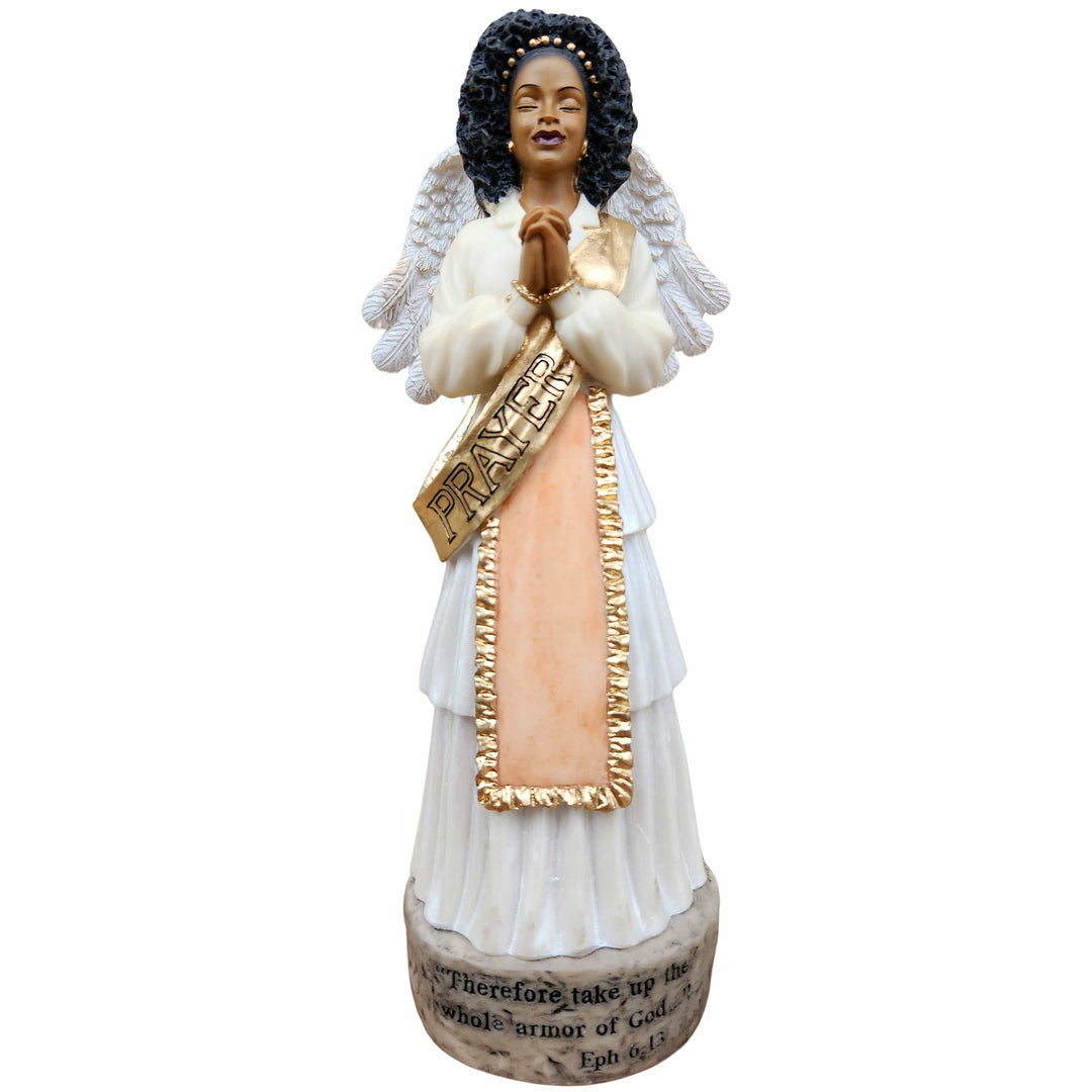 Pray in Spirit: African American Angelic Figurine (Armor of the Lord Series)