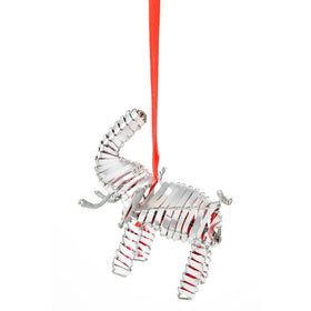 Recylced Aluminum Elephant: Authentic African Christmas Ornament
