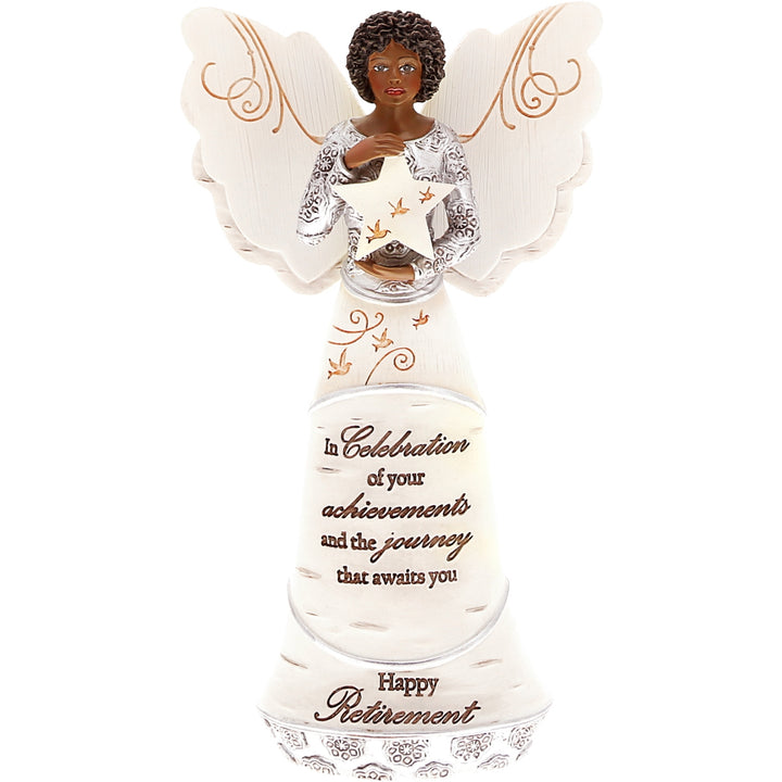 Retirement Angel Figurine: Ebony Elemets Collection by Pavilion Gifts