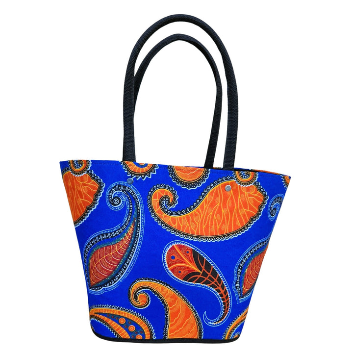 Ronica: Authentic African Malagasy Tote Bag