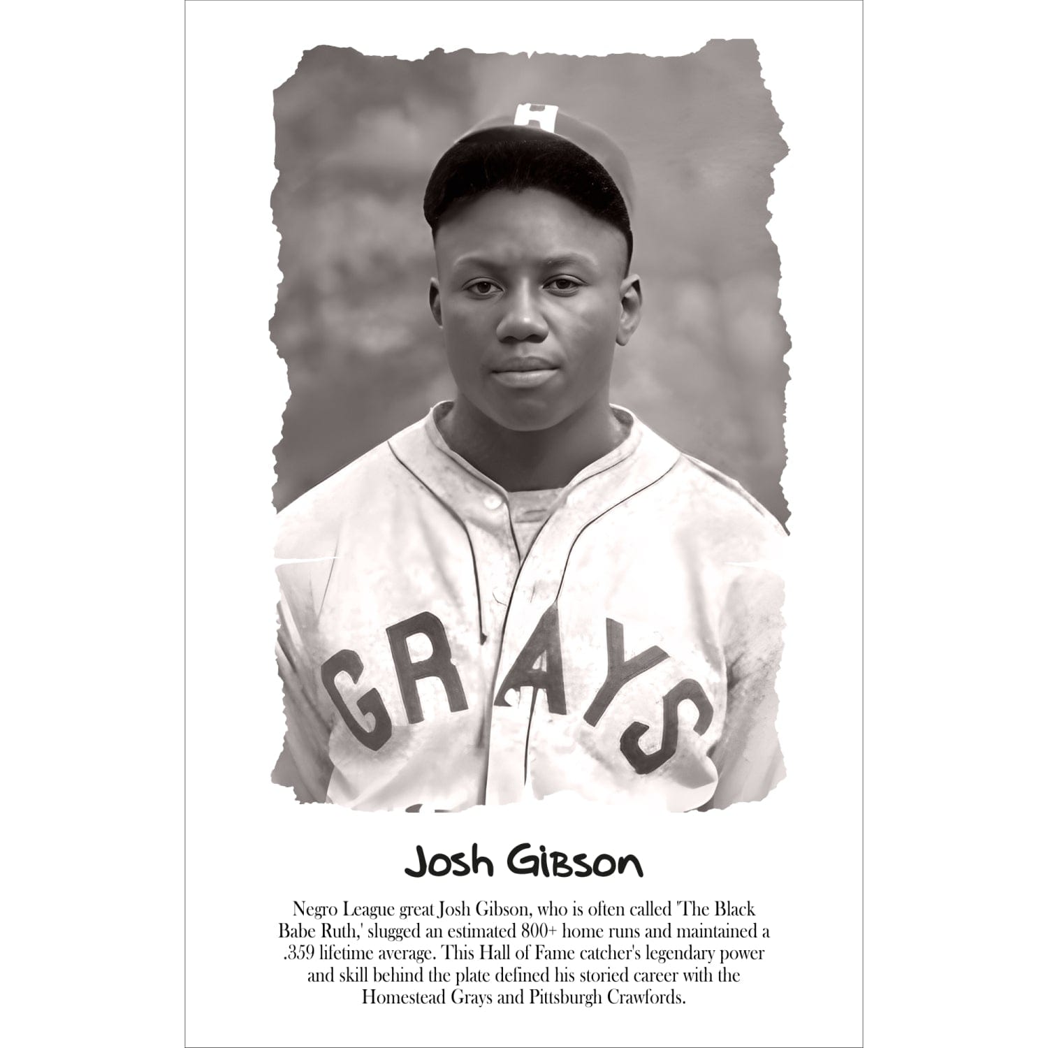 Josh Gibson: Black Babe Ruth by Sankofa Designs | Baseball Legend – The ...