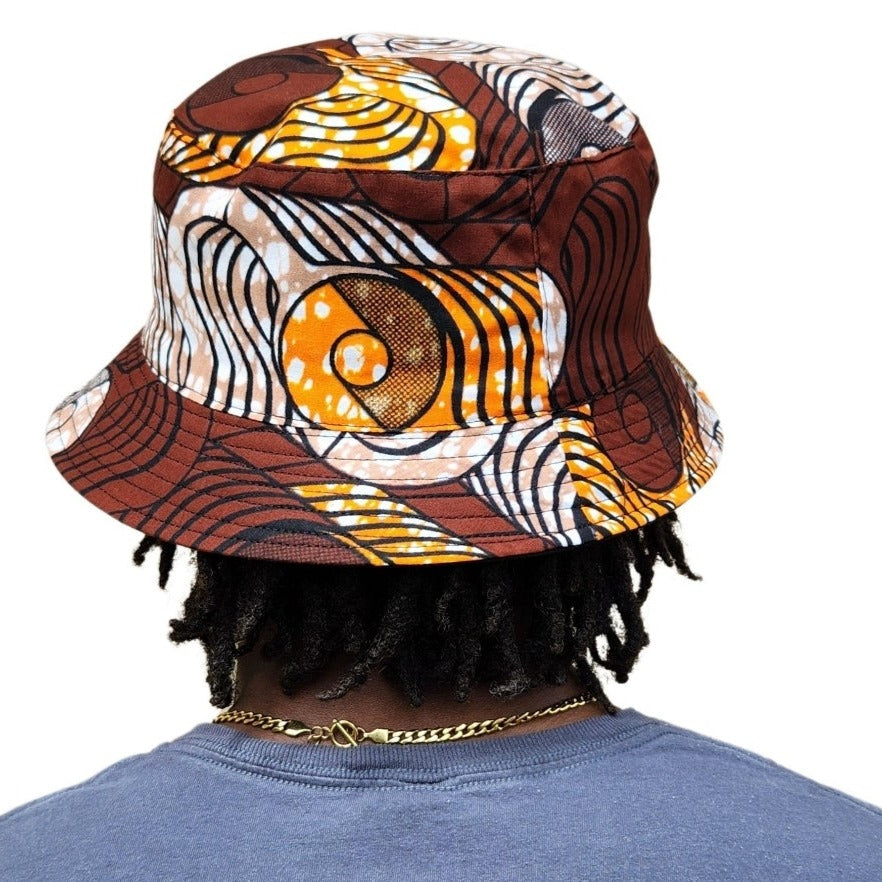 Sika: Ankara/African Wax Print Bucket Hat