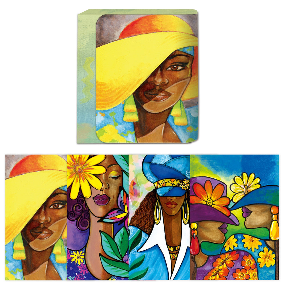 Sister Vibes by Pamela Hills: African American Assorted Boxed Note Card Set (Main)