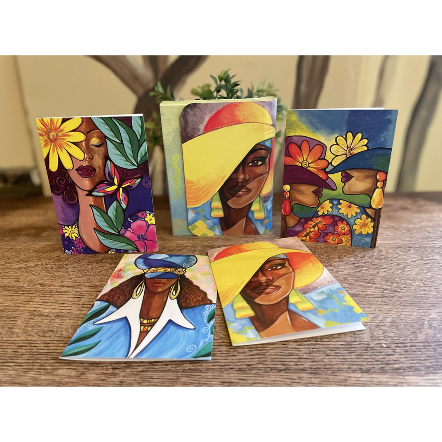 Sister Vibes by Pamela Hills: African American Assorted Boxed Note Card Set (Lifestyle)