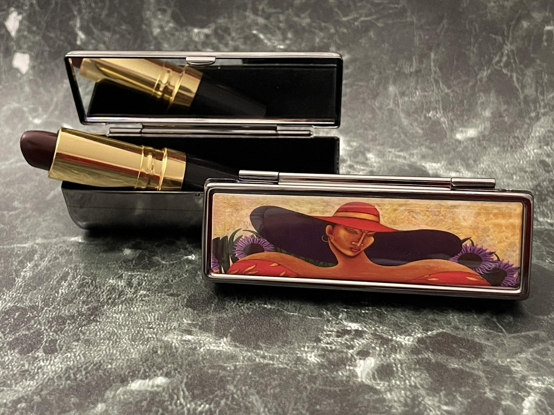 Spring by LaShun Beal: African American Lipstick Mirror Case