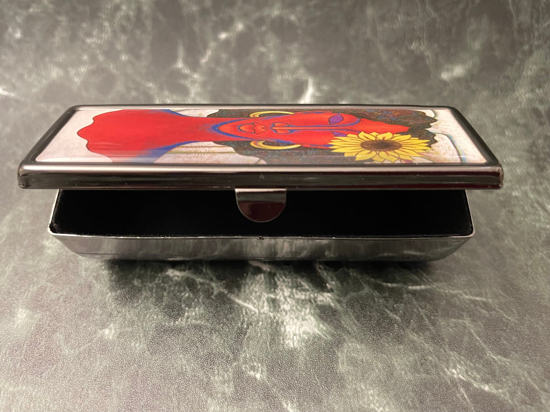 Sunflower by LaShun Beal: African American Lipstick Mirror Case