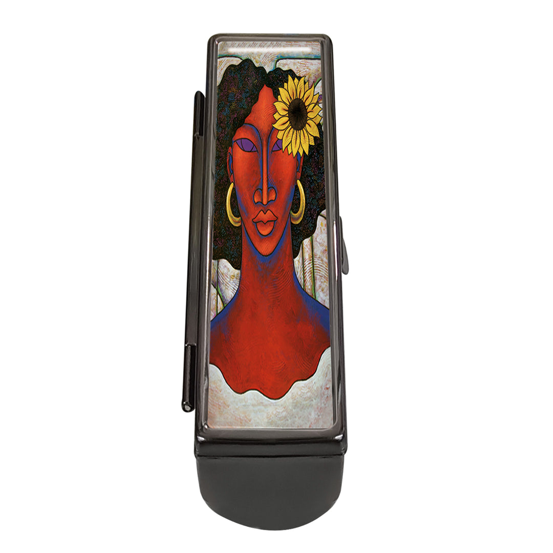 Sunflower by LaShun Beal: African American Lipstick Mirror Case