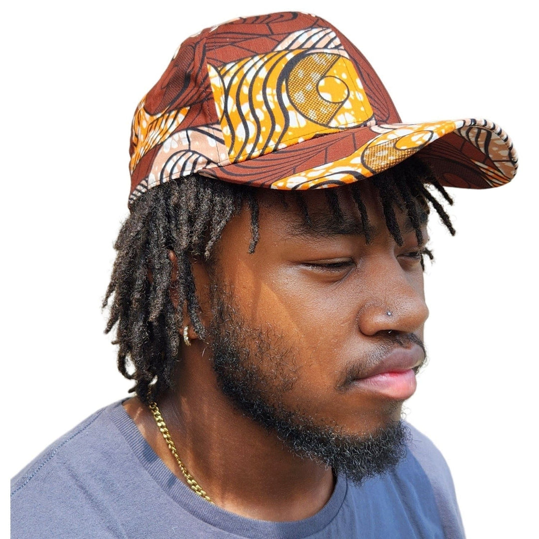 Tano: Ankara/African Wax Print Unisex Snapback Baseball Cap