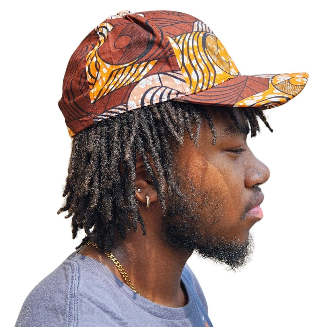 Tano: Ankara/African Wax Print Unisex Snapback Baseball Cap