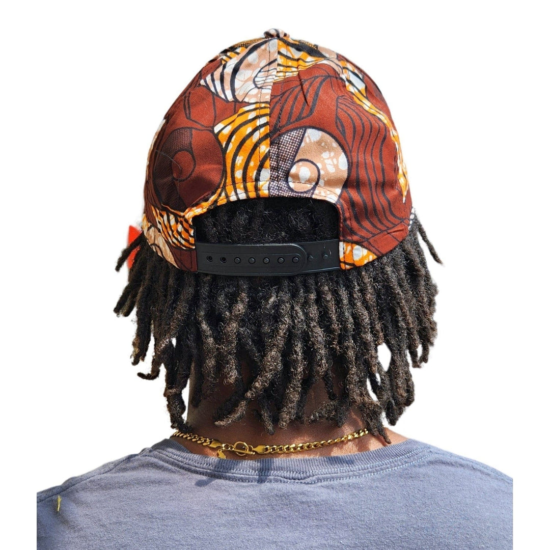 Tano: Ankara/African Wax Print Unisex Snapback Baseball Cap