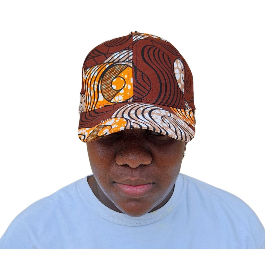 Tano: Ankara/African Wax Print Unisex Snapback Baseball Cap