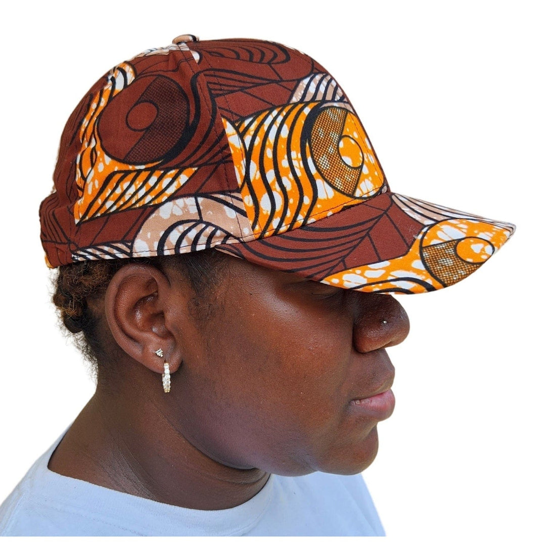 Tano: Ankara/African Wax Print Unisex Snapback Baseball Cap