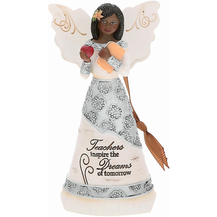 Teachers Inspire Angel Ornament: Ebony Elements Collection by Pavilion Gifts