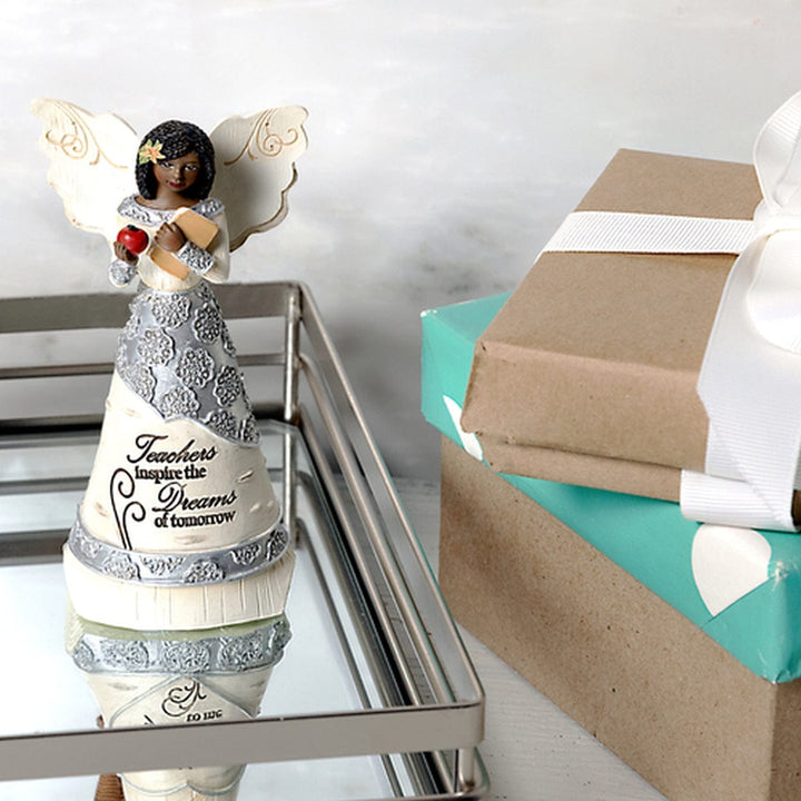 Teachers Inspire Angel Ornament: Ebony Elements Collection by Pavilion Gifts (Lifestyle Photo)