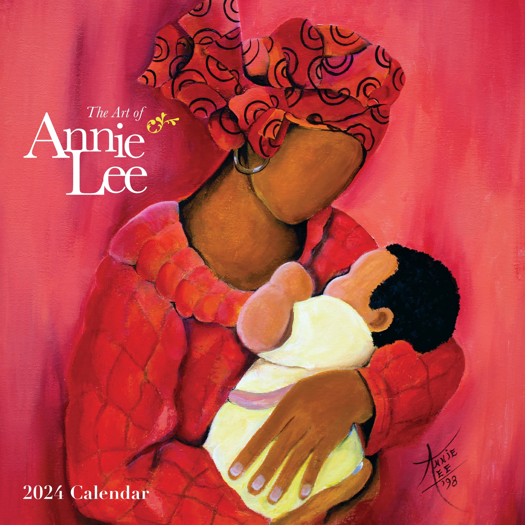 1 of 7: The Art of Annie Lee 2024 African American Wall Calendar
