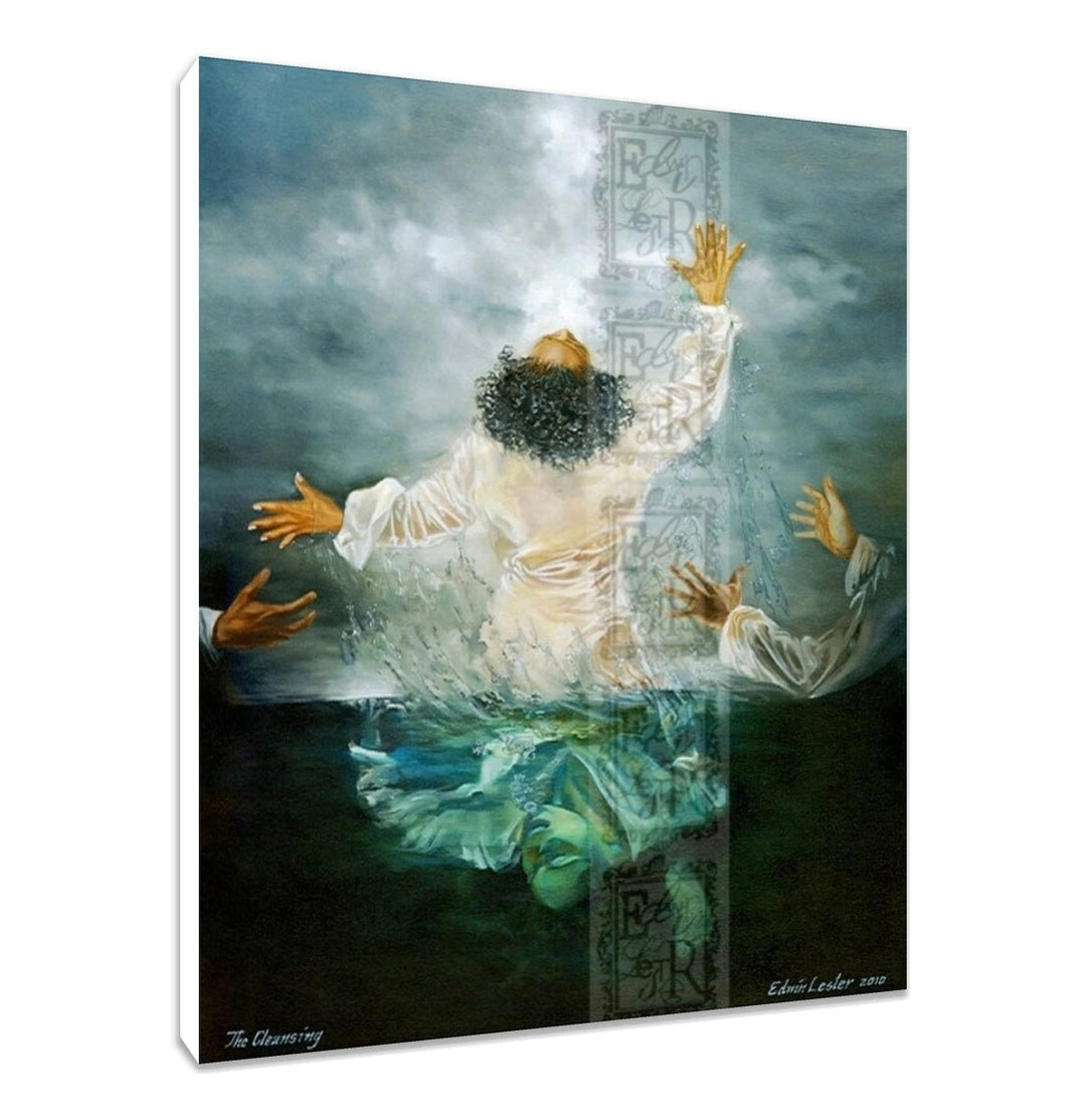 The Cleansing by Edwin Lester (Stretched Canvas)